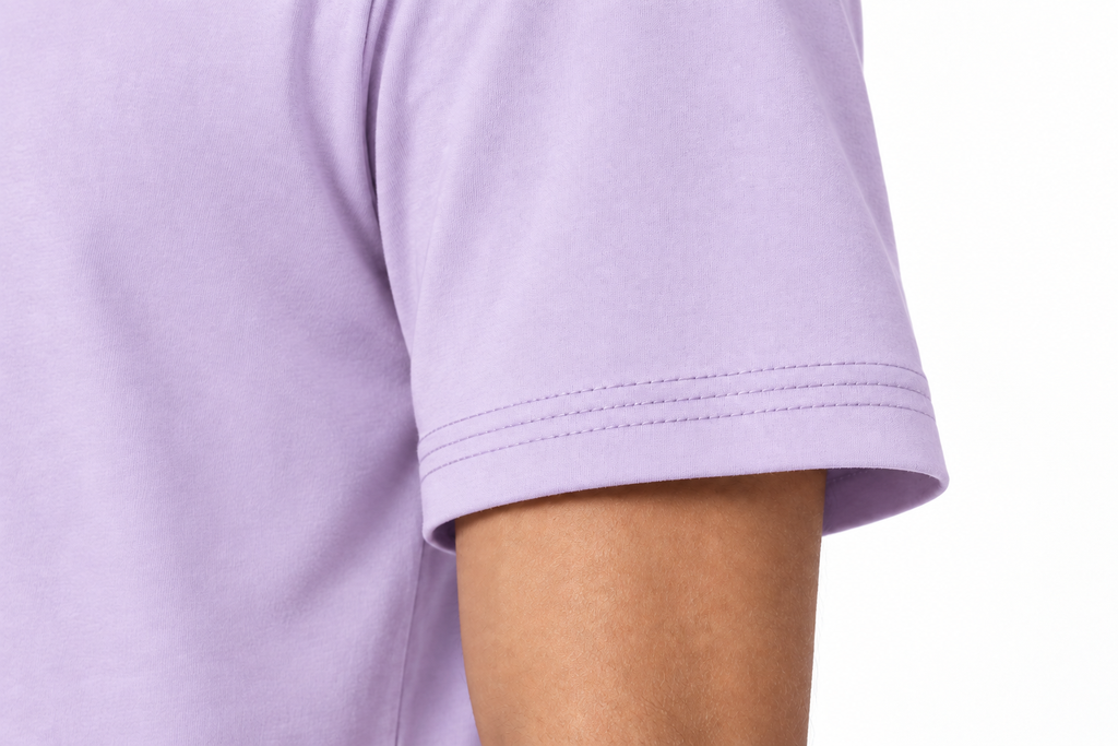 Lavender 220gsm t-shirt Sleeve