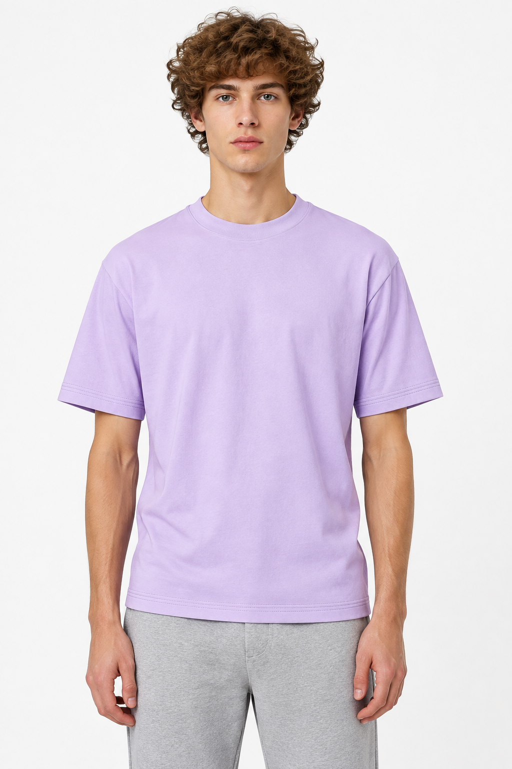Lavender 220gsm t-shirt Front