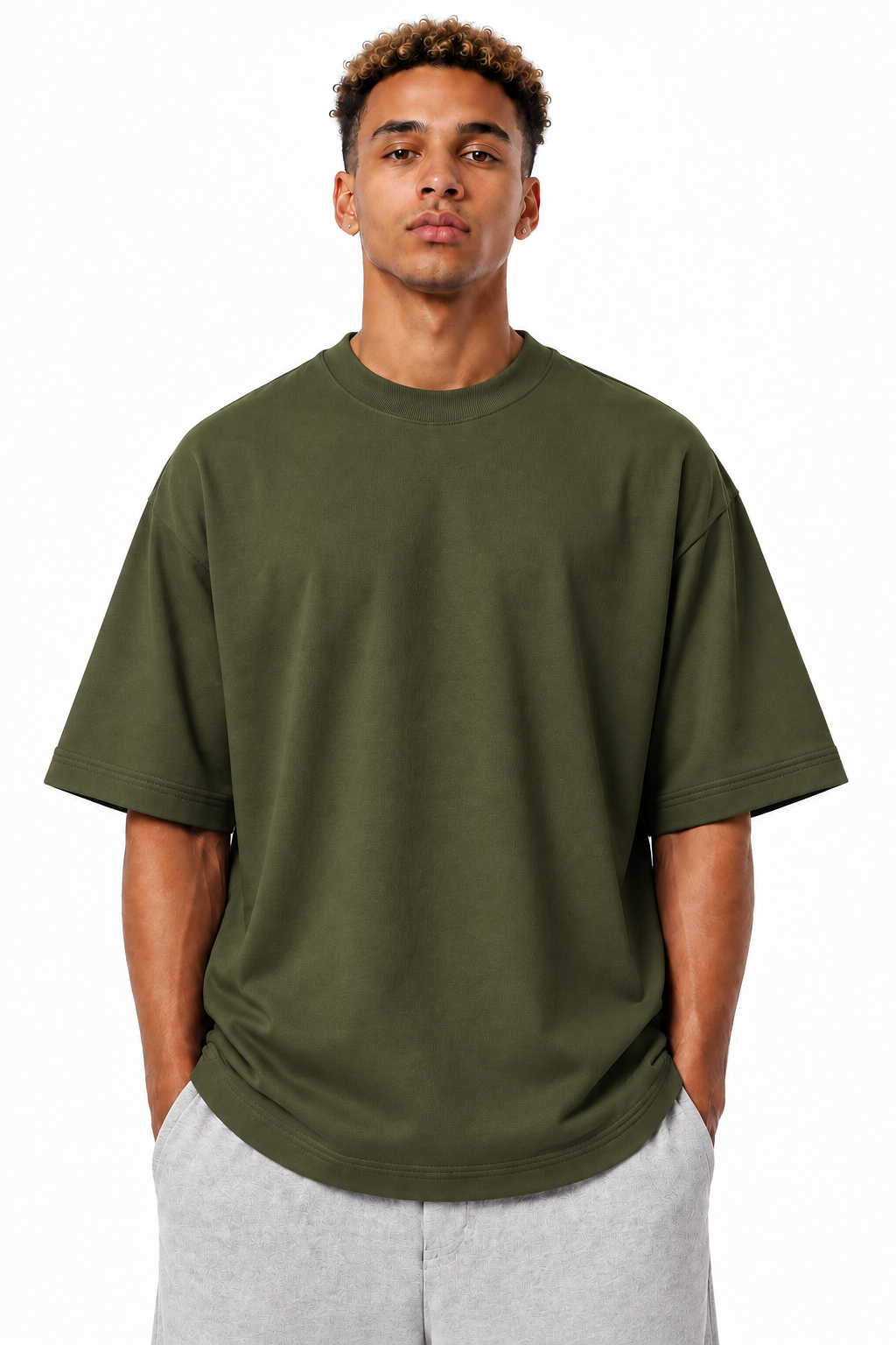 Olive green oversized tshirt 