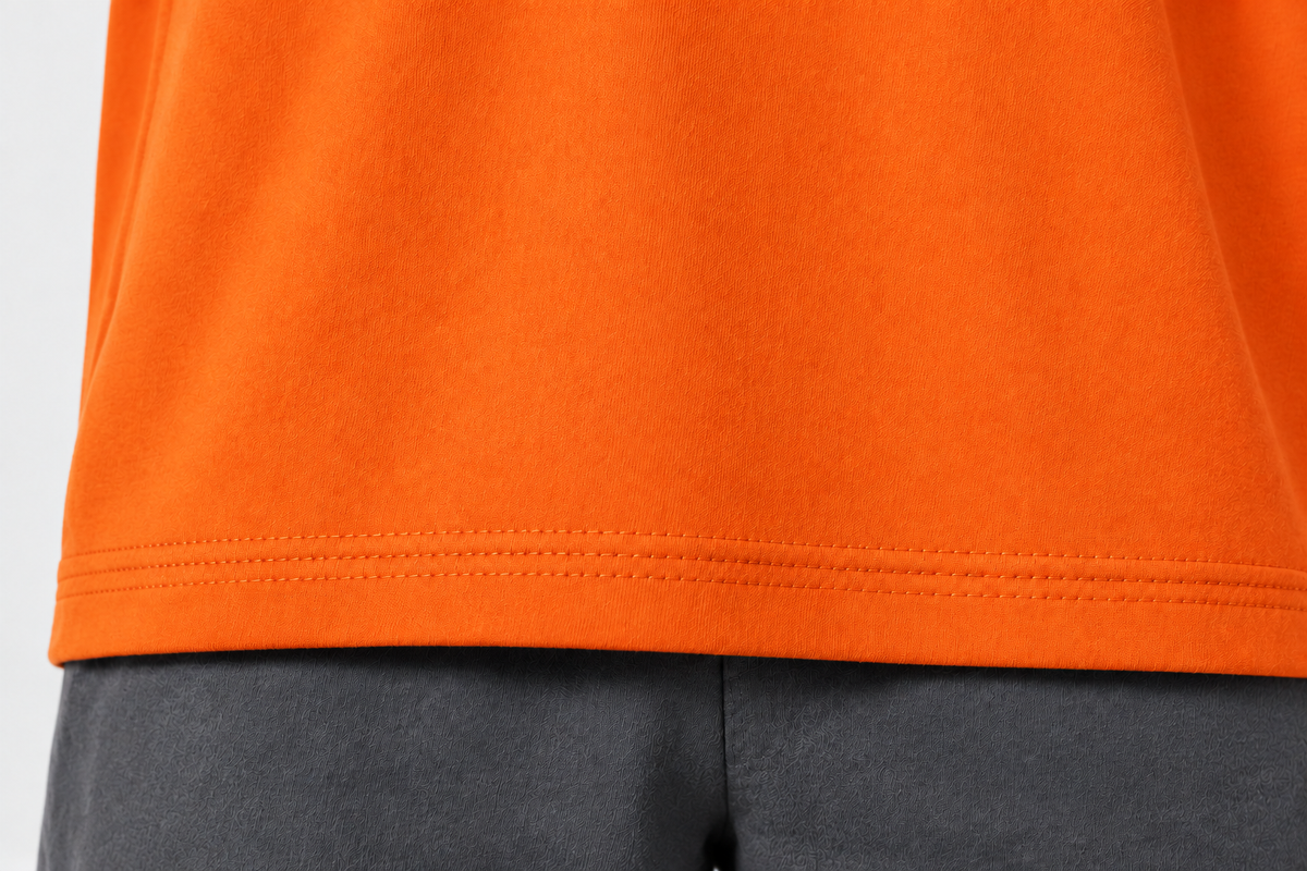 Orange Hem oversized t-shirt by Daniel Alaves 