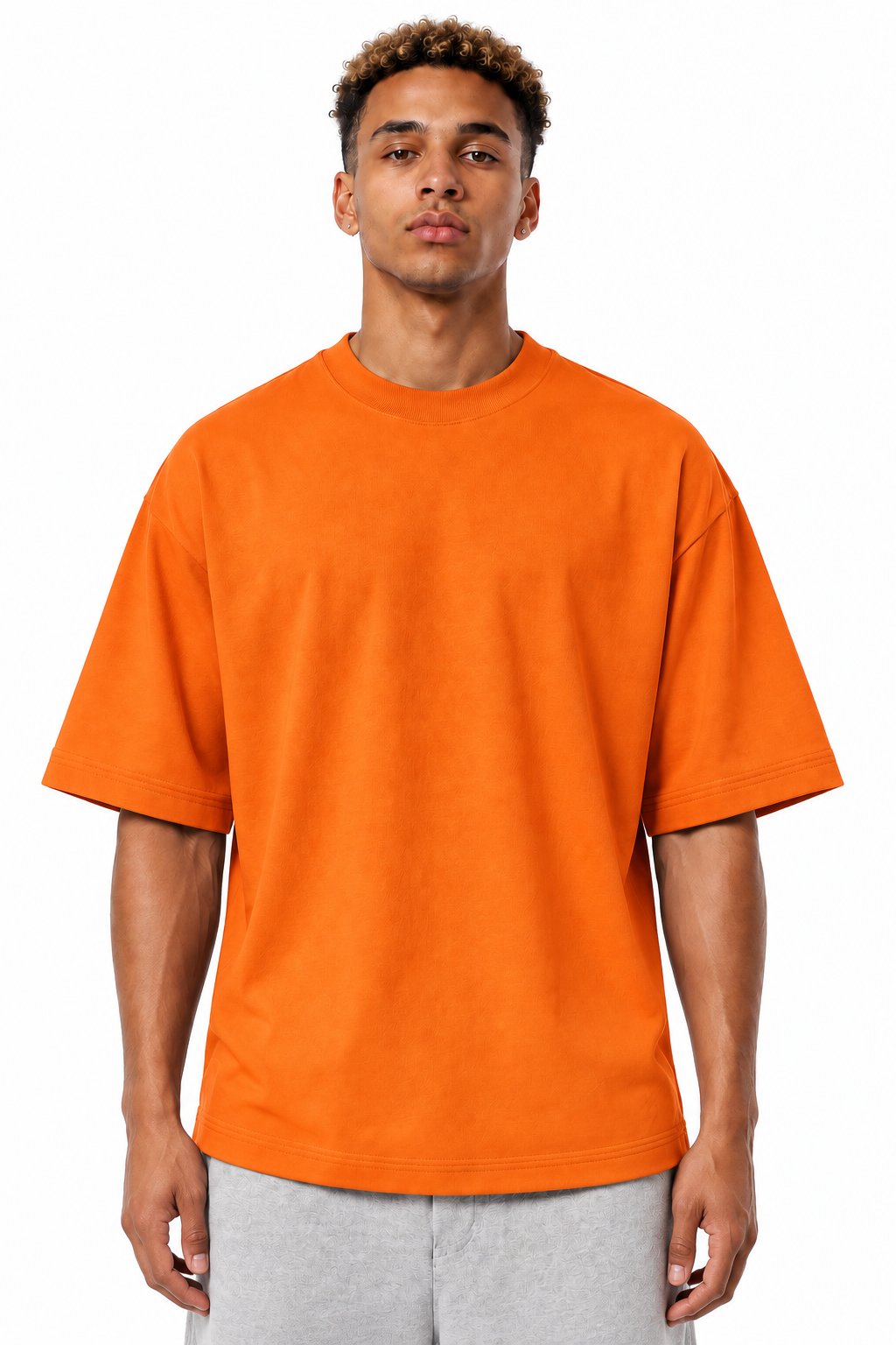Orange oversized t-shirt by Daniel Alaves 