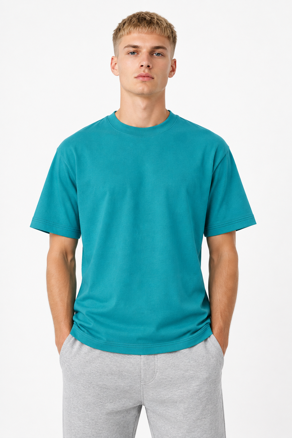 Teal 220gsm Tshirt - Front