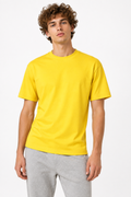 Yellow 220gsm Normal Size Plain T-shirt Front