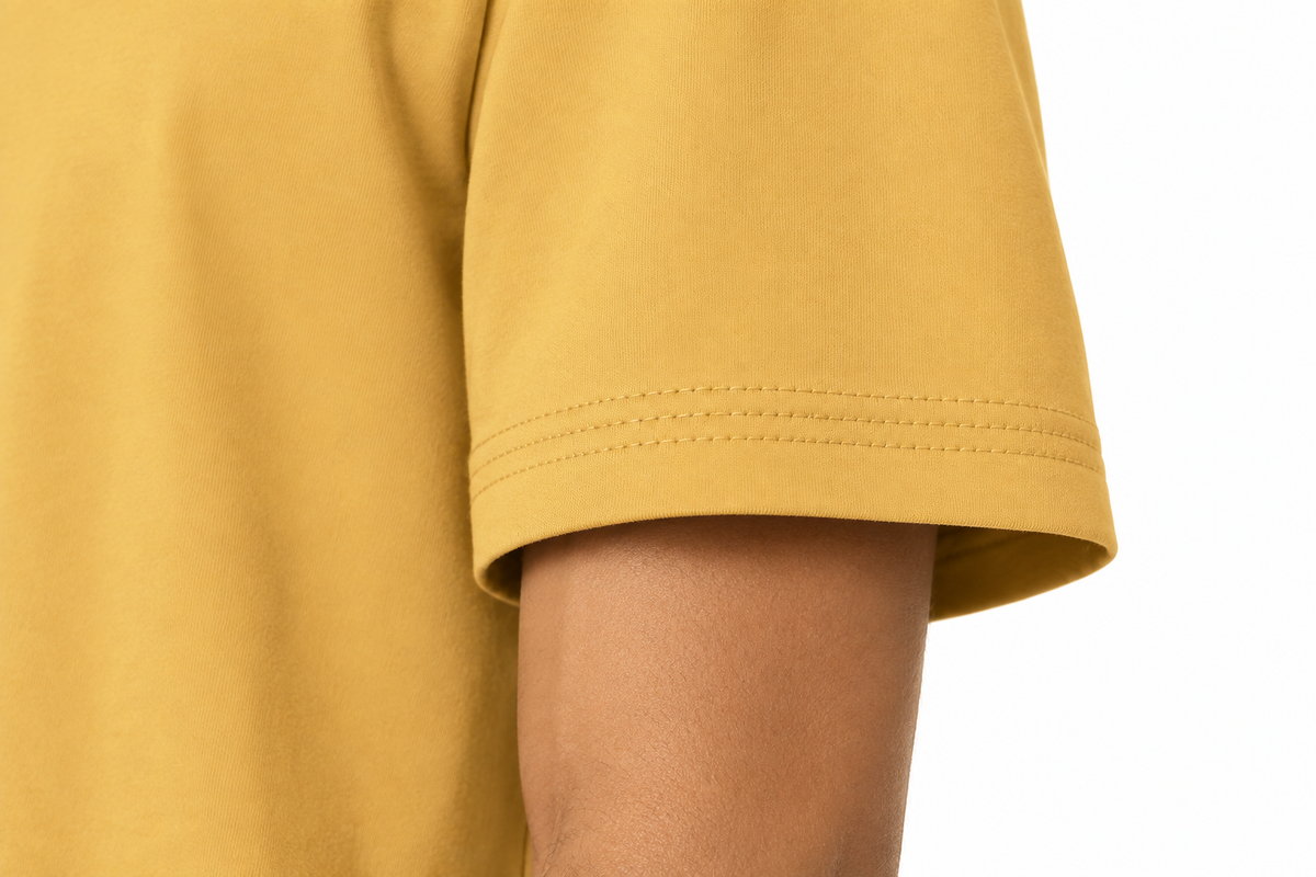 Yellow Gold 220gsm Daniel Alaves t-shirt Sleeve